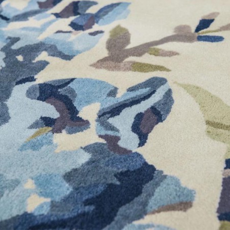 Tapis de chambre Hana indigo collection Villa Nova par Louis De Poortere Tapis de chambre Hana indigo collection Villa Nova par Louis De Poortere