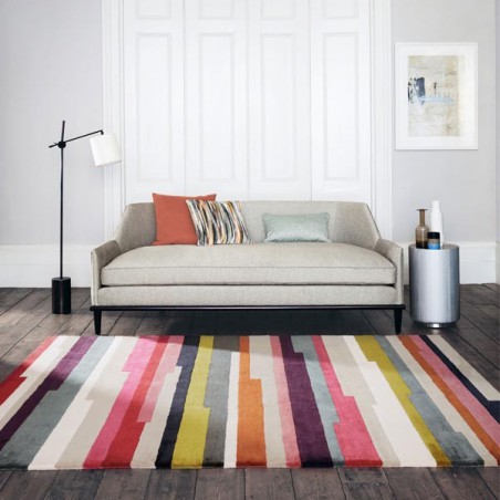 Tapis de Salon Design Clarice Multicolore Collection Romo 200 x 280 cm