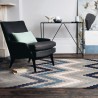 Tapis de salon design Scala indigo collection Romo par Louis De Poortere Tapis de salon design Scala indigo collection Romo par Louis De Poortere