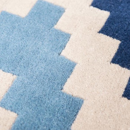 Tapis de salon design Scala indigo collection Romo par Louis De Poortere Tapis de salon design Scala indigo collection Romo par Louis De Poortere
