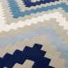 Tapis de salon design Scala indigo collection Romo par Louis De Poortere Tapis de salon design Scala indigo collection Romo par Louis De Poortere