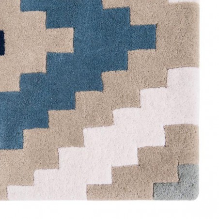 Tapis de salon design Scala indigo collection Romo par Louis De Poortere Tapis de salon design Scala indigo collection Romo par Louis De Poortere
