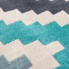 Tapis de salon design Scala teal collection Romo par Louis De Poortere Tapis de salon design Scala teal collection Romo par Louis De Poortere