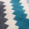 Tapis de salon design Scala teal collection Romo par Louis De Poortere Tapis de salon design Scala teal collection Romo par Louis De Poortere