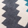 Tapis de salon design Scala teal collection Romo par Louis De Poortere Tapis de salon design Scala teal collection Romo par Louis De Poortere
