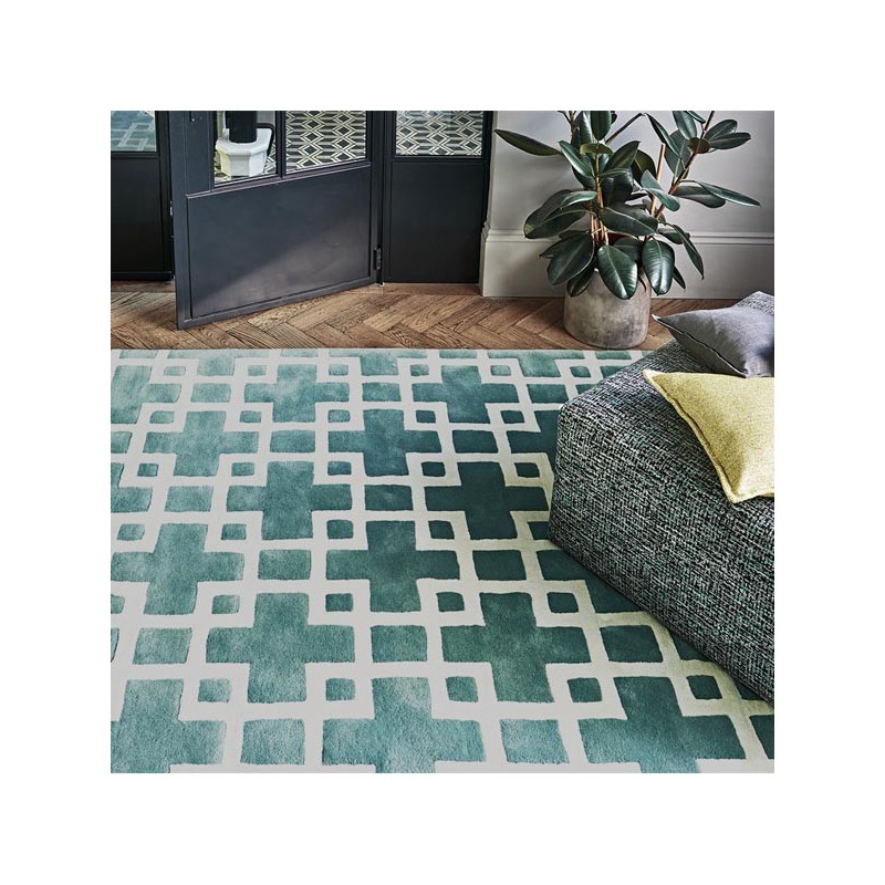 Tapis de chambre design Cubis agate collection Romo par Louis De Poortere