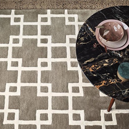 Tapis de chambre design Cubis umber collection Romo par Louis De Poortere Tapis de chambre design Cubis umber collection Romo par Louis De Poortere