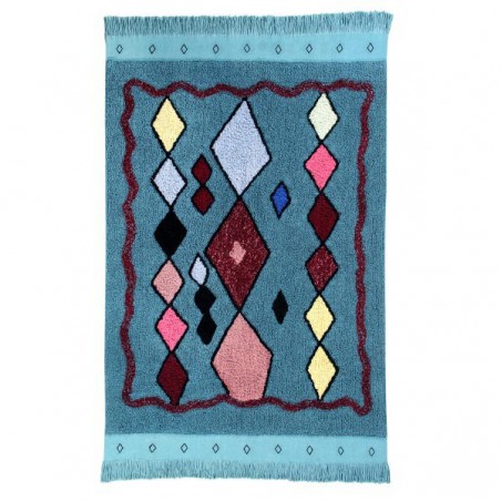 Tapis coton lavable design Morroco Draa bleu par Lorena Canals Tapis coton lavable design Morroco Draa bleu par Lorena Canals