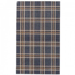 Tapis d'entrée lavable en machine Miabella motifs tartan par Tapis Chic collection