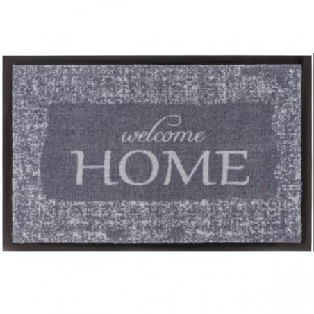 Tapis d'entrée lavable en machine Homelike Welcome gris par Tapis Chic collection Tapis d'entrée lavable en machine Homelike Welcome gris par Tapis Chic collection