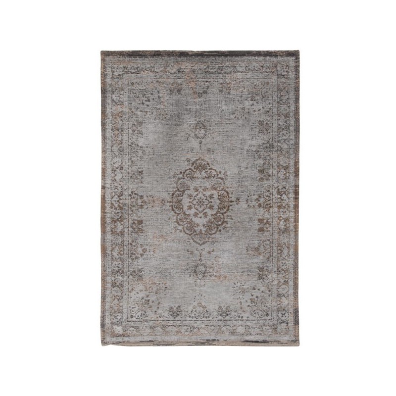 Tapis de Salon Médaillon Gris - Louis de Poortere