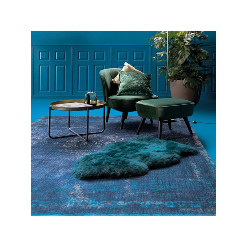 Tapis de salon moderne fading World Bleu par Louis de Poortere
