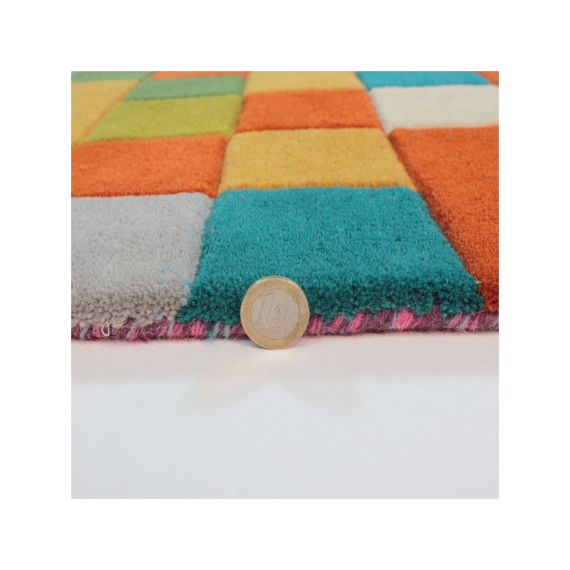 Tapis de salon design Lucea multicolore par Flair Rugs