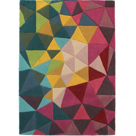 Tapis de salon design Falmouth multicolore par Flair Rugs