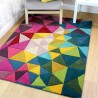 Tapis de salon design Falmouth multicolore par Flair Rugs