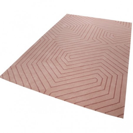 Tapis salon moderne Raban rose poudré par Esprit Home Tapis salon moderne Raban rose poudré par Esprit Home