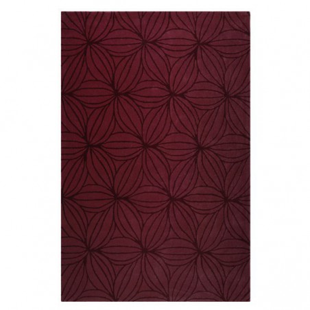 Tapis salon bordeaux Oria par Esprit Home Tapis salon bordeaux Oria par Esprit Home