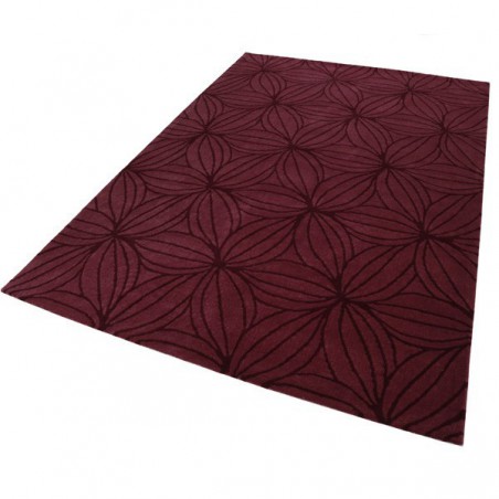 Tapis salon bordeaux Oria par Esprit Home Tapis salon bordeaux Oria par Esprit Home
