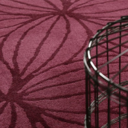 Tapis salon bordeaux Oria par Esprit Home Tapis salon bordeaux Oria par Esprit Home