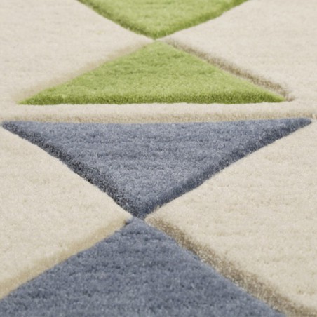 Tapis moderne graphique vert et bleu Mahan par Esprit Home Tapis moderne graphique vert et bleu Mahan par Esprit Home