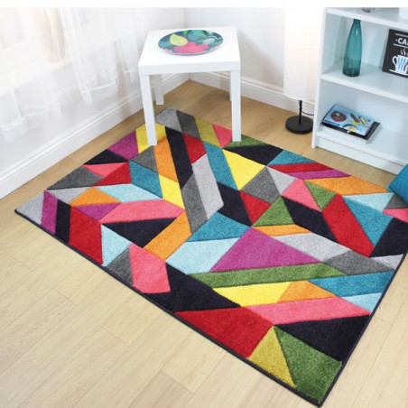Tapis multicolore design Jigsaw par Flair Rugs Tapis multicolore design Jigsaw par Flair Rugs