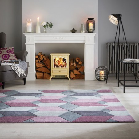 Tapis Design Scope Violet par Flair Rugs Tapis Design Scope Violet par Flair Rugs