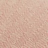 Tapis Herringbone Diamond Jute et coton beige et terracotta par Flair Rugs Tapis Herringbone Diamond Jute et coton beige et terracotta par Flair Rugs