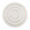 Tapis Rond Tissé Main Crochet Style Blanc par Esprit Home x 120 cm Tapis Rond Tissé Main Crochet Style Blanc par Esprit Home x 120 cm