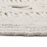 Tapis Rond Tissé Main Crochet Style Blanc par Esprit Home x 120 cm Tapis Rond Tissé Main Crochet Style Blanc par Esprit Home x 120 cm