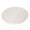 Tapis Rond Tissé Main Crochet Style Blanc par Esprit Home x 120 cm Tapis Rond Tissé Main Crochet Style Blanc par Esprit Home x 120 cm