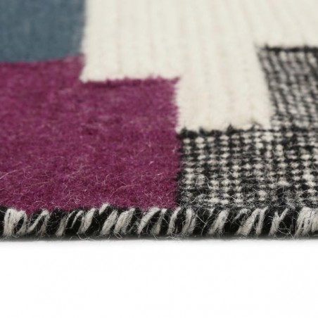 Tapis Salon Nathan Kelim Multicolore Pourpre par Esprit Home Tapis Salon Nathan Kelim Multicolore Pourpre par Esprit Home