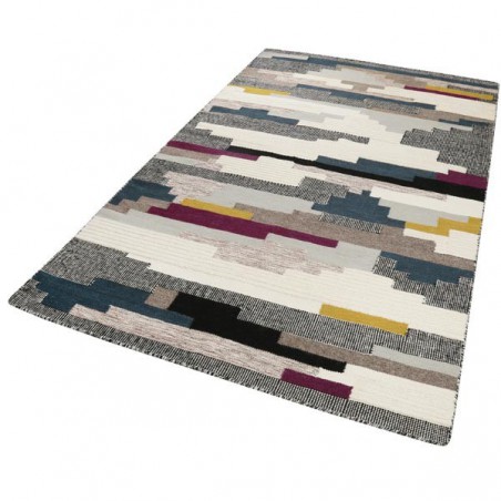 Tapis Salon Nathan Kelim Multicolore Pourpre par Esprit Home Tapis Salon Nathan Kelim Multicolore Pourpre par Esprit Home