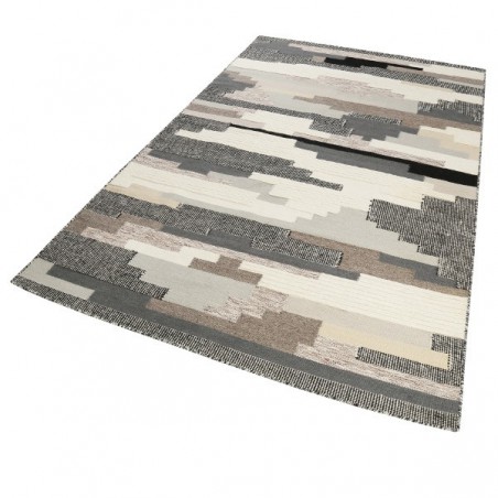 Tapis Salon Natham Kelim Multicolore Gris par Esprit Home Tapis Salon Natham Kelim Multicolore Gris par Esprit Home