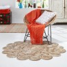 Tapis Rond Jute Tissé Main Ceycle Nature par Esprit Home x 120 cm Tapis Rond Jute Tissé Main Ceycle Nature par Esprit Home x 120 cm