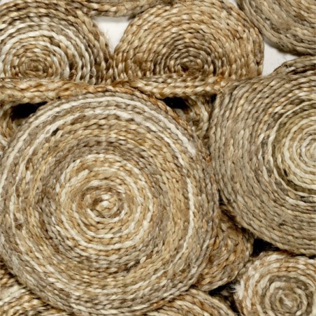 Tapis Rond Jute Tissé Main Ceycle Nature par Esprit Home x 120 cm Tapis Rond Jute Tissé Main Ceycle Nature par Esprit Home x 120 cm