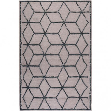 Tapis de salon taupe à relief Fiesta par Esprit Home Tapis de salon taupe à relief Fiesta par Esprit Home