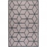 Tapis de salon taupe à relief Fiesta par Esprit Home Tapis de salon taupe à relief Fiesta par Esprit Home