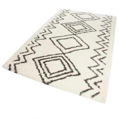 Tapis Salon Yagour Crème Anthracite par Esprit Home Tapis Salon Yagour Crème Anthracite par Esprit Home