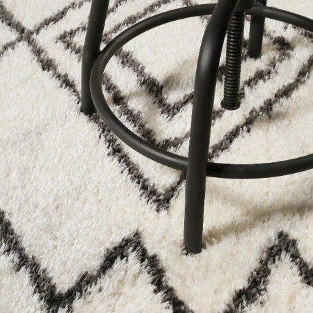 Tapis Salon Yagour Crème Anthracite par Esprit Home Tapis Salon Yagour Crème Anthracite par Esprit Home