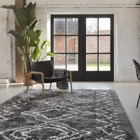 Tapis Salon Yagour Anthracite par Esprit Home Tapis Salon Yagour Anthracite par Esprit Home
