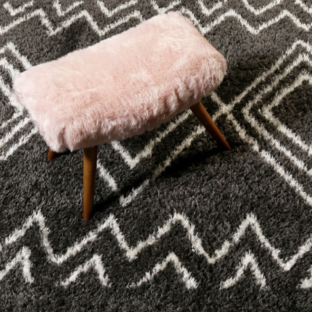 Tapis Salon Yagour Anthracite par Esprit Home Tapis Salon Yagour Anthracite par Esprit Home
