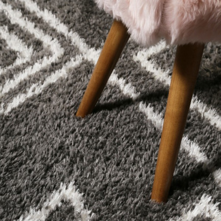 Tapis Salon Yagour Anthracite par Esprit Home Tapis Salon Yagour Anthracite par Esprit Home