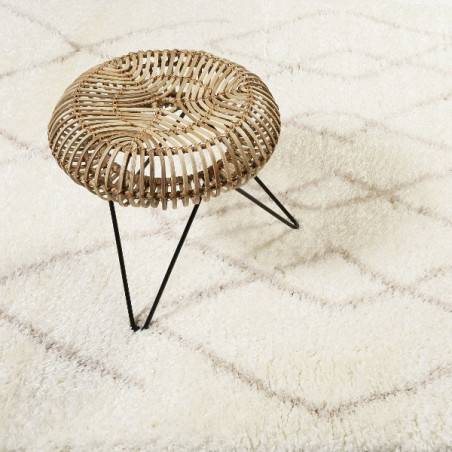 Tapis Salon Afella Crème par Wecon Home Tapis Salon Afella Crème par Wecon Home