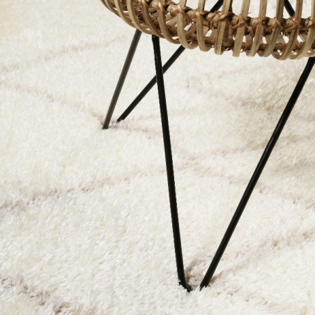 Tapis Salon Afella Crème par Wecon Home Tapis Salon Afella Crème par Wecon Home