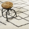 Tapis Salon Afella Crème Anthracite par Wecon Home Tapis Salon Afella Crème Anthracite par Wecon Home