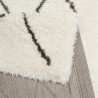 Tapis Salon Afella Crème Anthracite par Wecon Home Tapis Salon Afella Crème Anthracite par Wecon Home