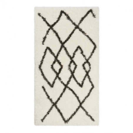 Tapis Salon Afella Crème Anthracite par Wecon Home Small Tapis Salon Afella Crème Anthracite par Wecon Home Small