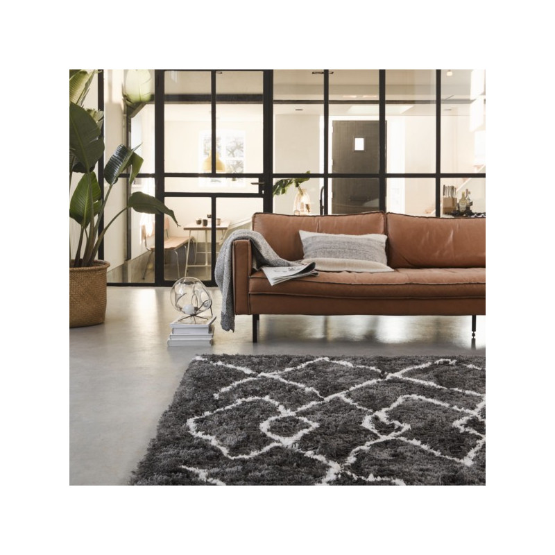 Tapis Salon Afella Anthracite par Wecon Home