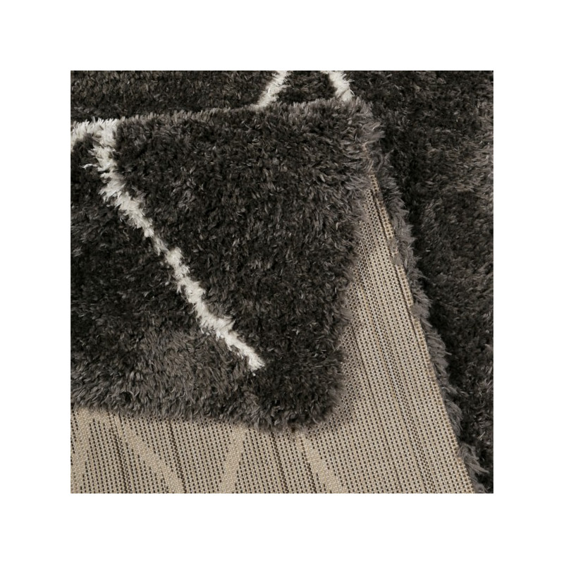 Tapis Salon Afella Anthracite par Wecon Home