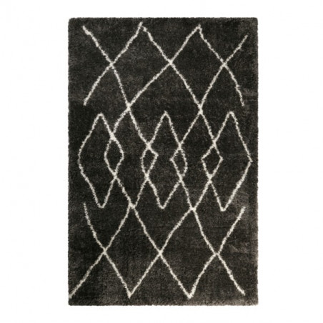 Tapis Salon Afella Anthracite par Wecon Home